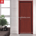 Puerta de madera simple con puerta de madera PVC Puerta de madera revestida con PVC inter